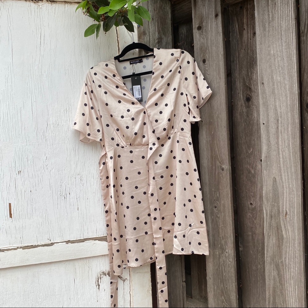 Nasty Gal Polka Dot Dress